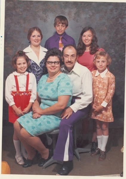 The Beauchamp family, in their younger days